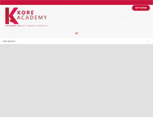 Tablet Screenshot of koreacademy.org